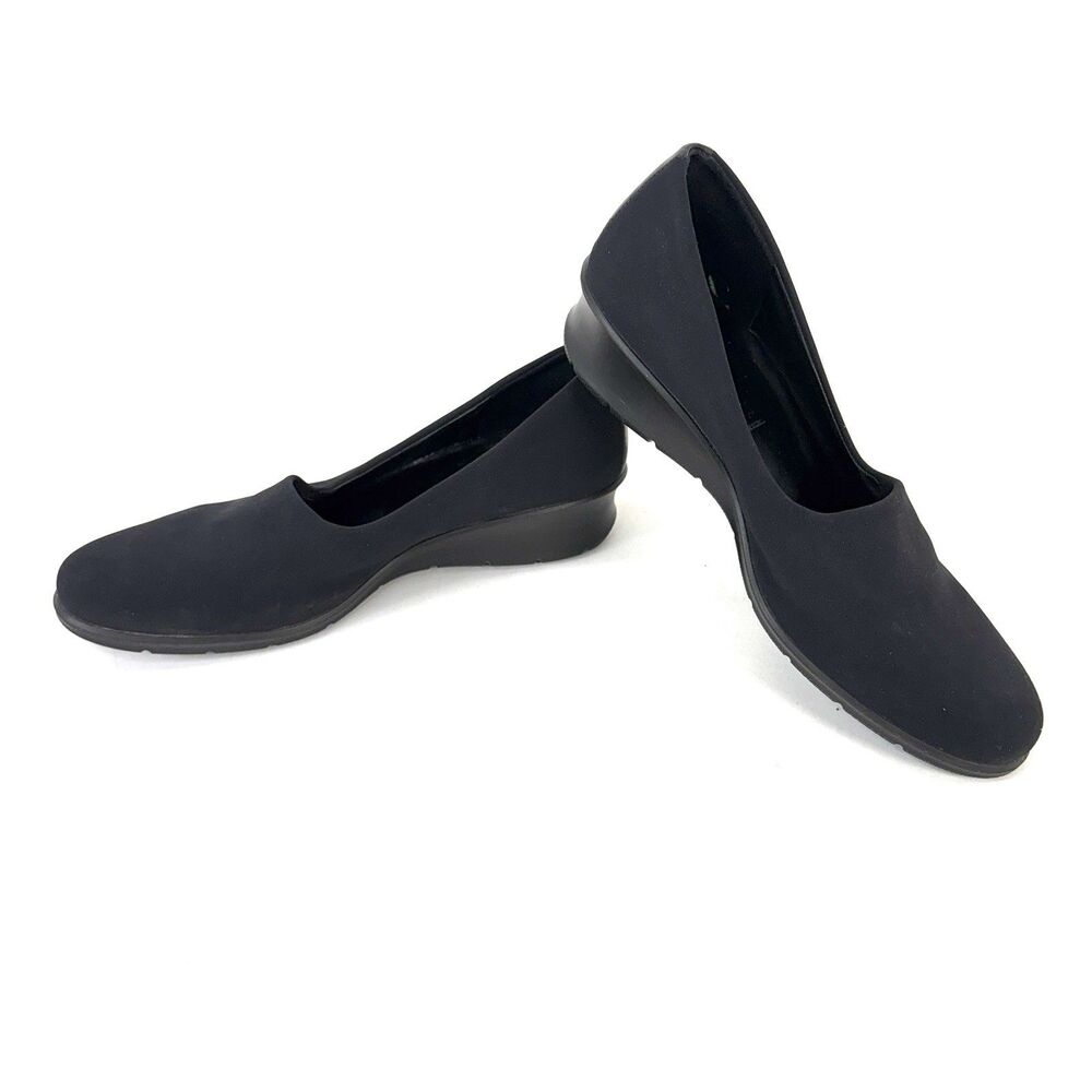 Ecco Felicia Stretch Slip-On Gore-Tex Black Women's Shoes Sz 8-8.5 US /39 EU